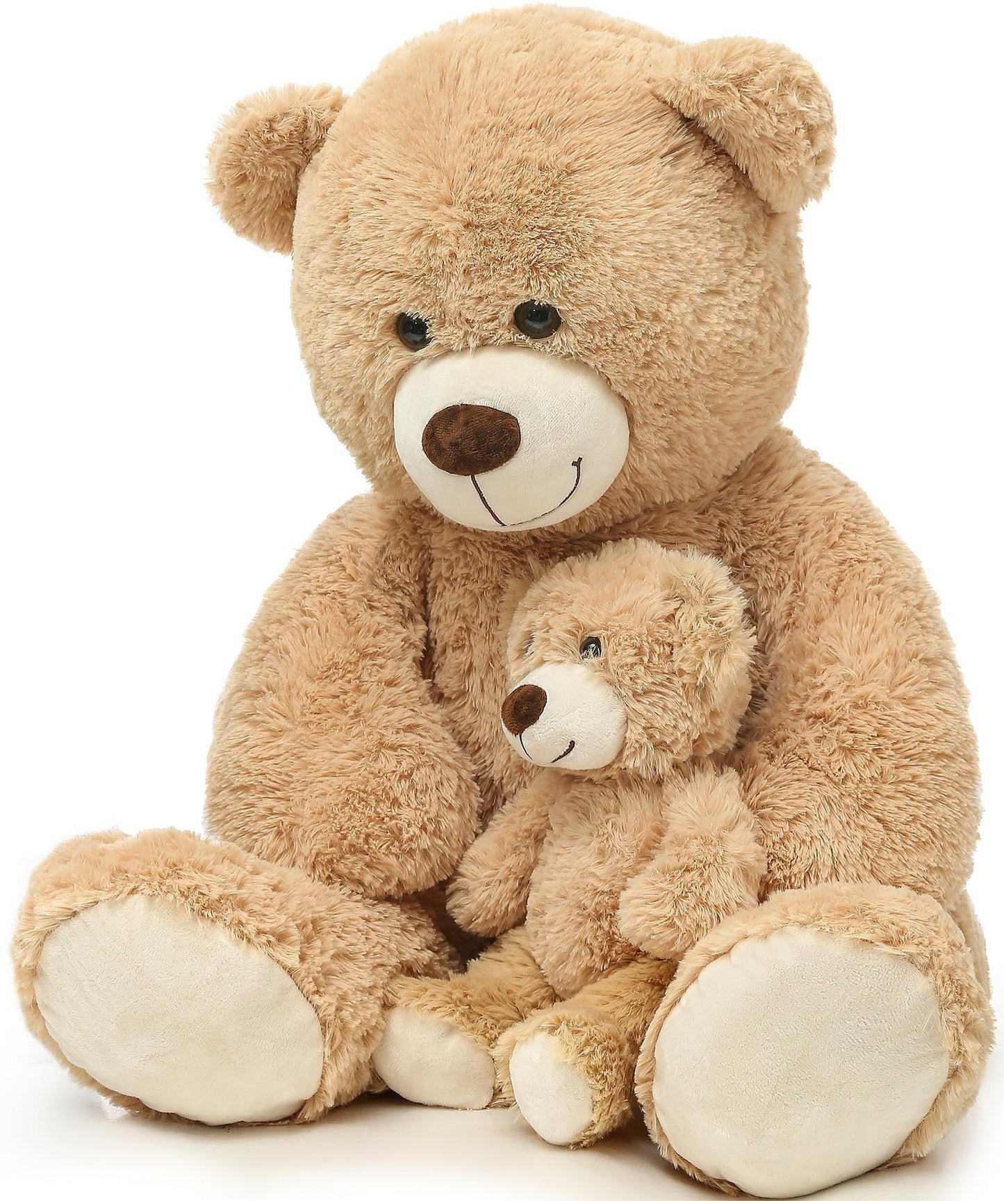 Mommy and Baby Teddy Bear 39" Big Bear Stuffed Animal Plush Toy